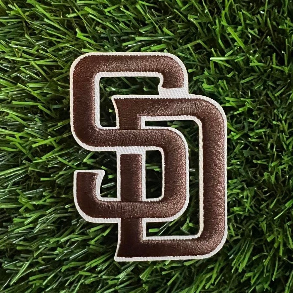 San Diego Padres brown embroidered patch
